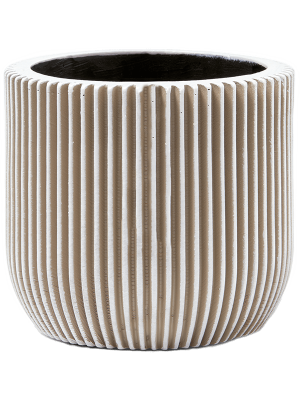 Кашпо Capi Nature Groove Planter Ball Ivory