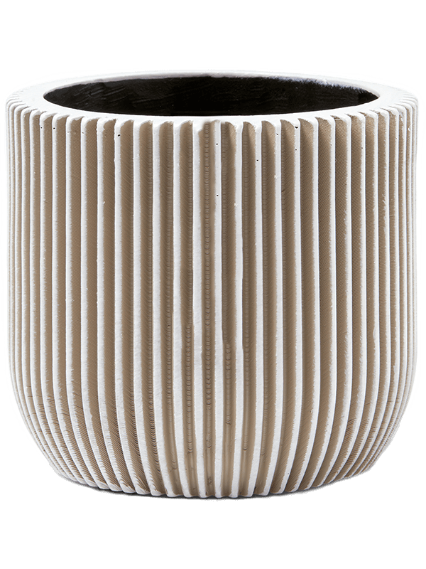 Кашпо Capi Nature Groove Planter Ball Ivory