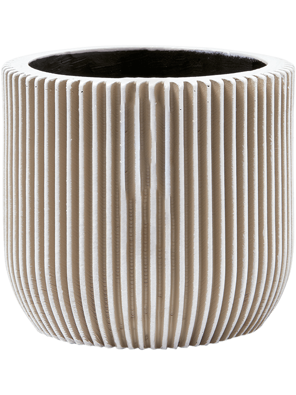 Кашпо Capi Nature Groove Planter Ball Ivory