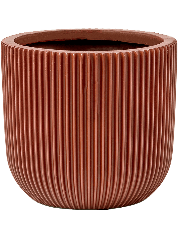 Кашпо Capi Nature Groove Special Planter Ball Merlot Red