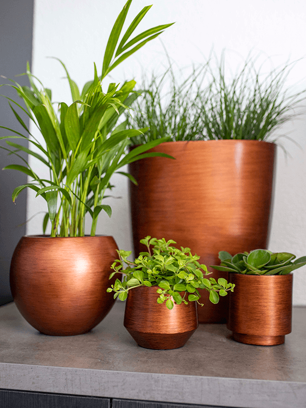 Кашпо Capi Lux Retro Vase Ball Copper