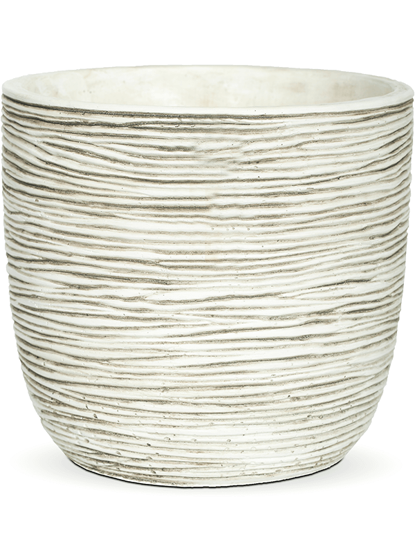 Кашпо Capi Nature Rib Planter Ball Ivory