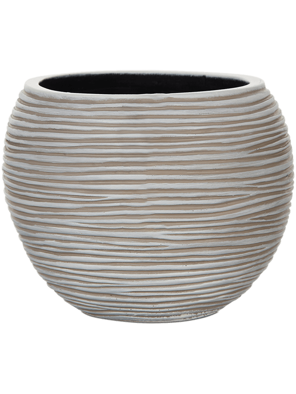 Кашпо Capi Nature Rib Vase Ball Ivory