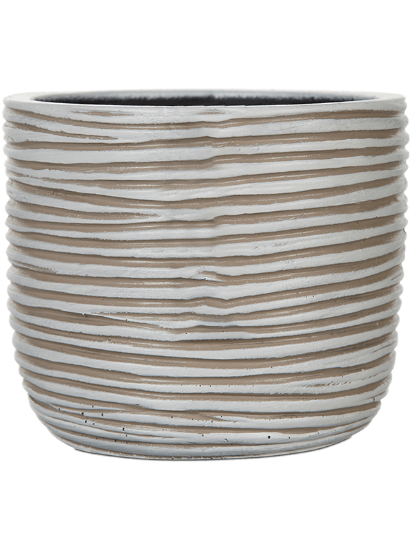 Кашпо Capi Nature Rib Planter Ball Ivory