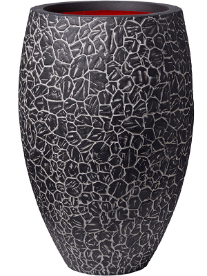 Кашпо Capi Nature Clay NL Vase Elegant Deluxe Anthracite