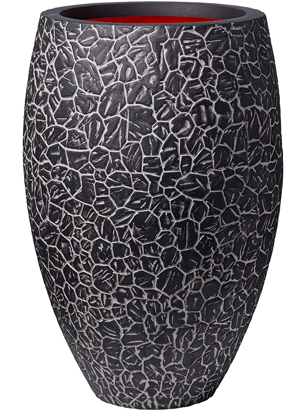 Кашпо Capi Nature Clay NL Vase Elegant Deluxe Anthracite