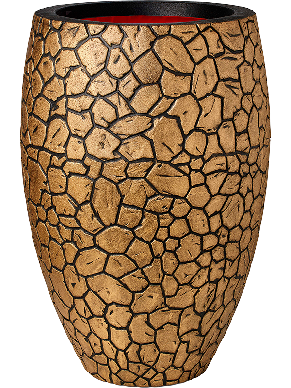 Кашпо Capi Nature Clay NL Vase Elegant Deluxe Black Gold