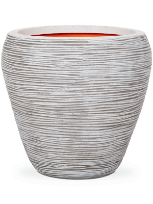 Кашпо Capi Nature Rib NL Vase Taper Round ivory