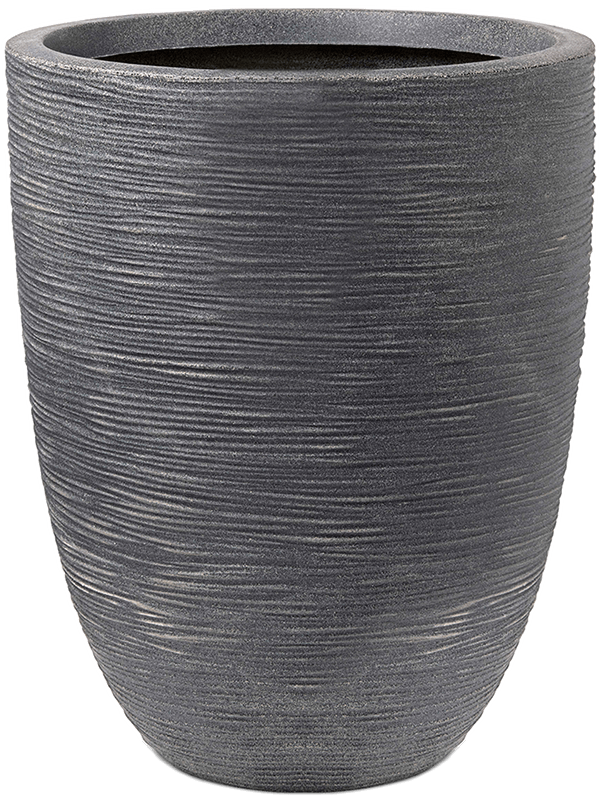 Кашпо Capi Waste Rib NL Vase Elegant Low Terrazzo Grey