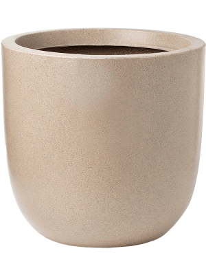 Кашпо Capi Waste Smooth NL Planter Ball Terrazzo Beige