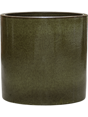 Кашпо Cylinder Pot Green
