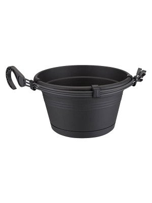 Горшок технический подвесной Elho Pot Hanging Living black