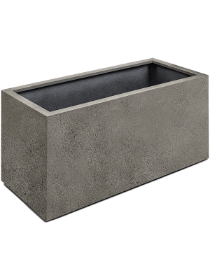 Кашпо с колёсиками Grigio Box Natural Concrete