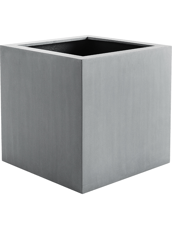 Кашпо Argento Cube Natural Grey