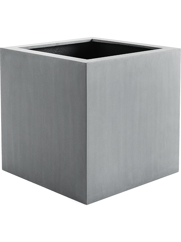 Кашпо Argento Cube Natural Grey