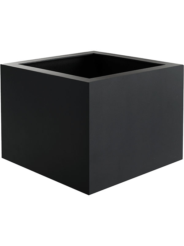 Кашпо Argento Cube black