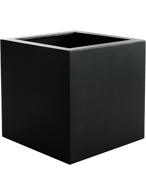 Кашпо Argento Cube black