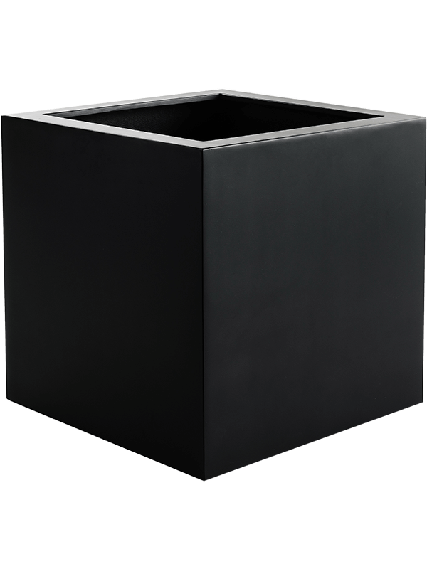 Кашпо Argento Cube black