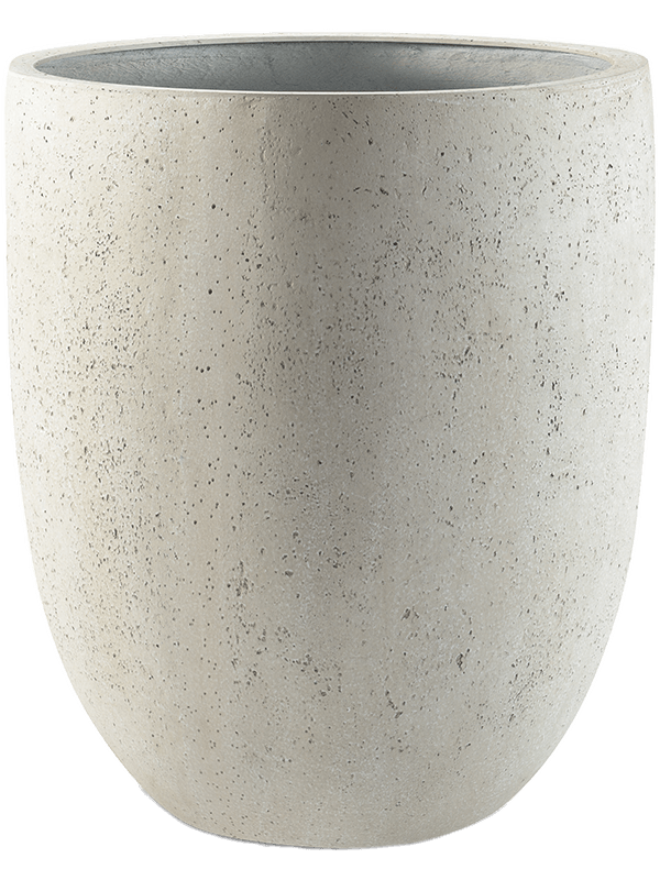 Кашпо Grigio Tall Egg Pot Antique White Concrete