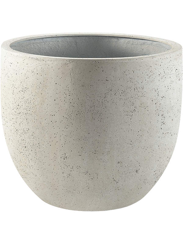 Кашпо Grigio New Egg Pot Antique White Concrete