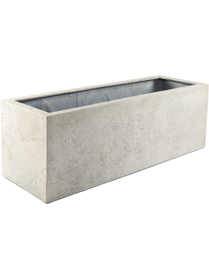 Кашпо Grigio Box Antique White Concrete