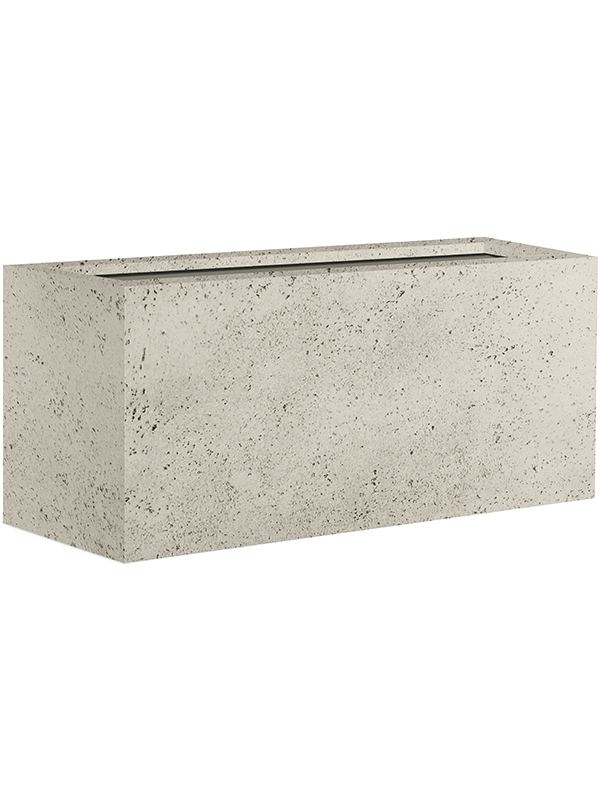 Кашпо Grigio Box Antique White Concrete