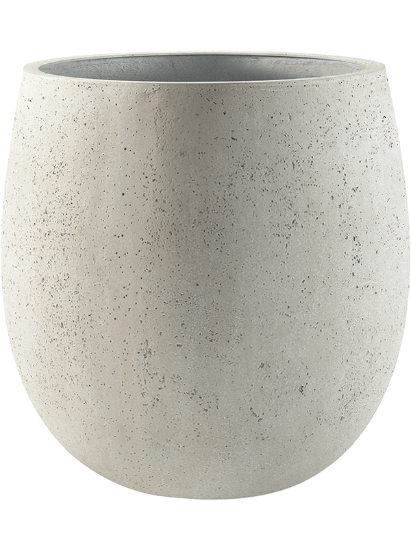 Кашпо Grigio Balloon Antique White Concrete