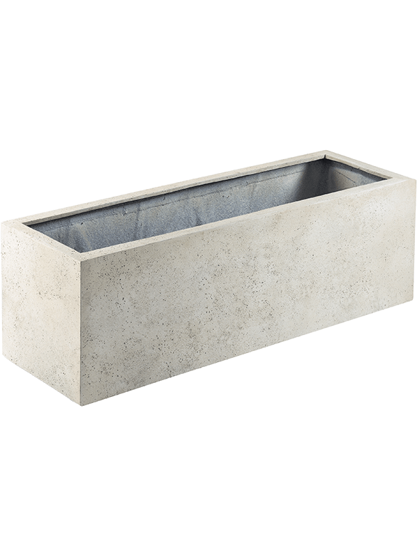 Кашпо Grigio Small Box Antique White Concrete