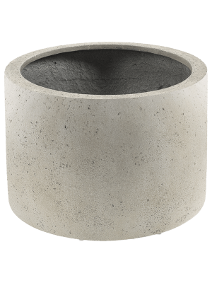 Кашпо Grigio Cylinder Antique White Concrete