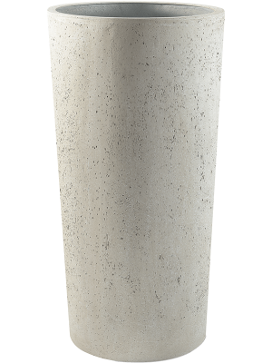 Кашпо Grigio Vase Tall Antique White Concrete