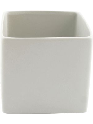 Кашпо Basic Square Minipot White