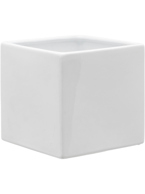 Кашпо Basic Square Minipot White