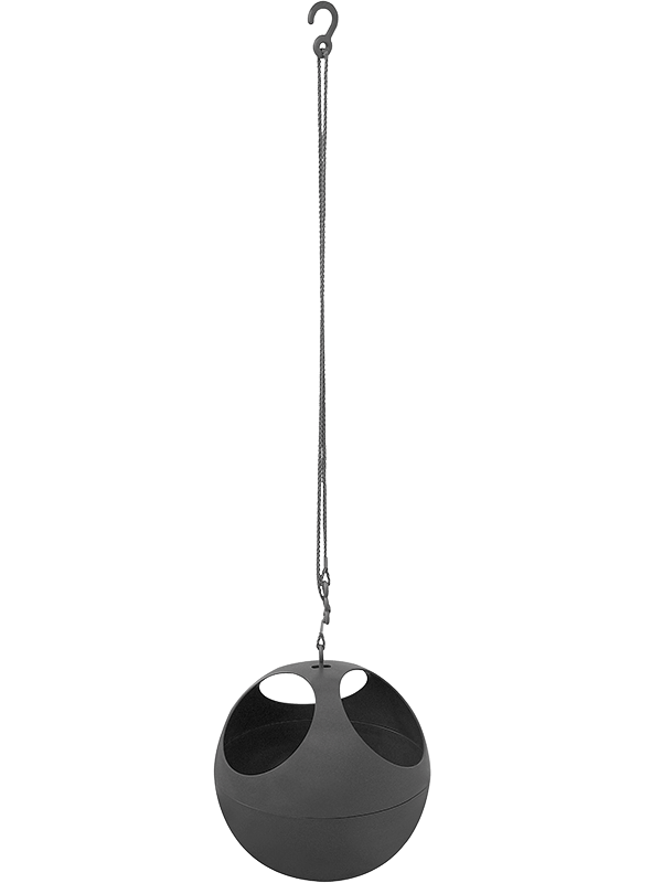 Кашпо подвесное B. For Soft Air Hanging Basket Anthracite