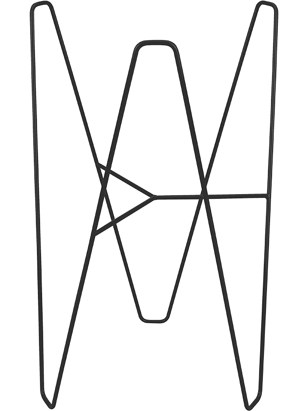 Подставка под кашпо Loft Urban Frame Living Black (30 см)