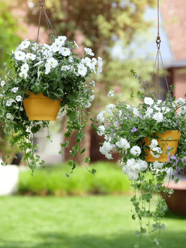 Кашпо подвесное Vibia Campana Hanging Basket Honey Yellow