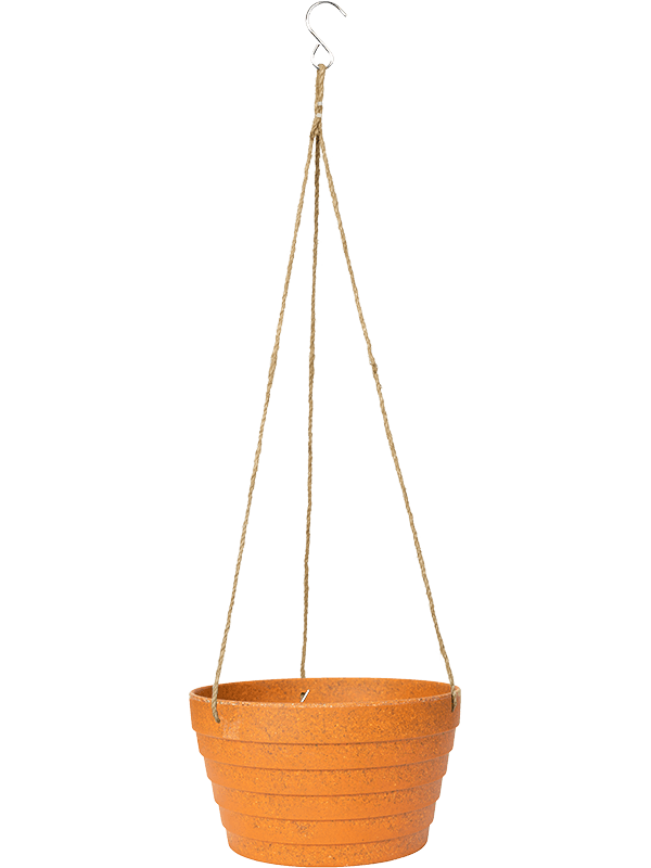 Кашпо подвесное Fibrics Bamboo Hanging Basket Rib Terra