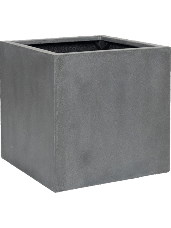 Кашпо Fiberstone Block Grey XXL