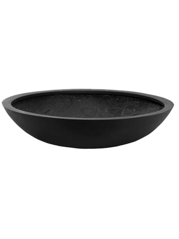 Кашпо Fiberstone Jumbo bowl S Black