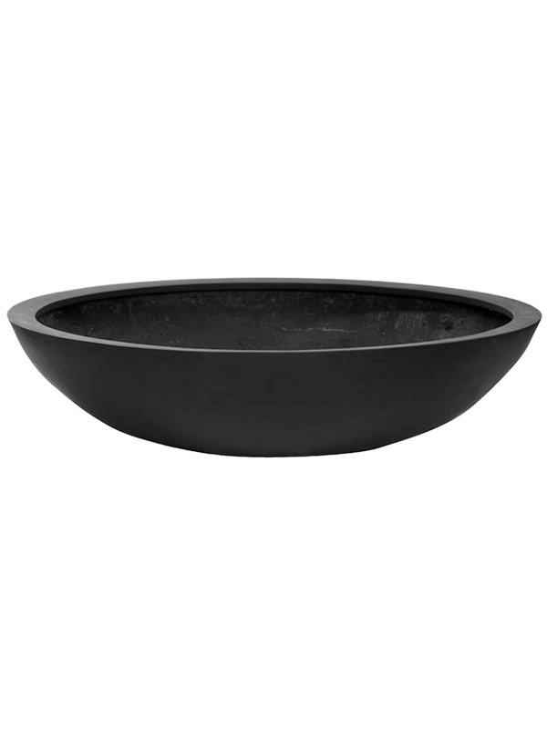 Кашпо Fiberstone Jumbo bowl L Black