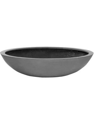 Кашпо Fiberstone Jumbo bowl L Grey