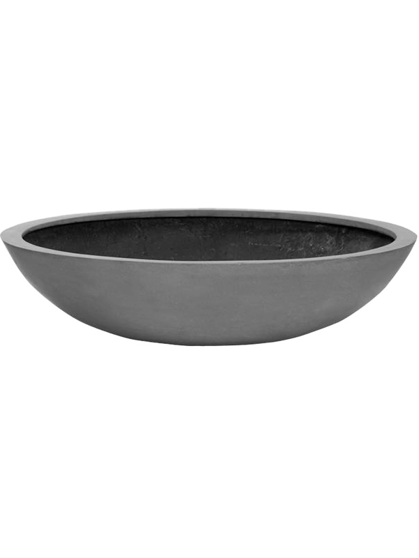 Кашпо Fiberstone Jumbo bowl L Grey