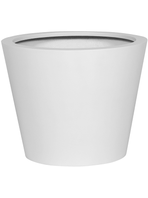 Кашпо Fiberstone Bucket S Matt white