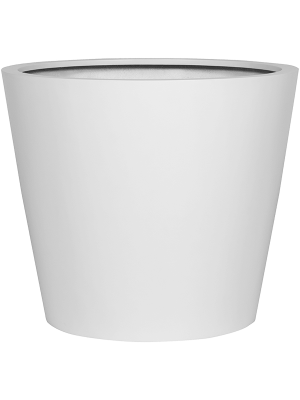 Кашпо Fiberstone Bucket L Matt white