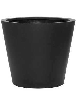 Кашпо Fiberstone Bucket M Black