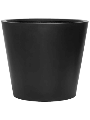 Кашпо Fiberstone Bucket L Black