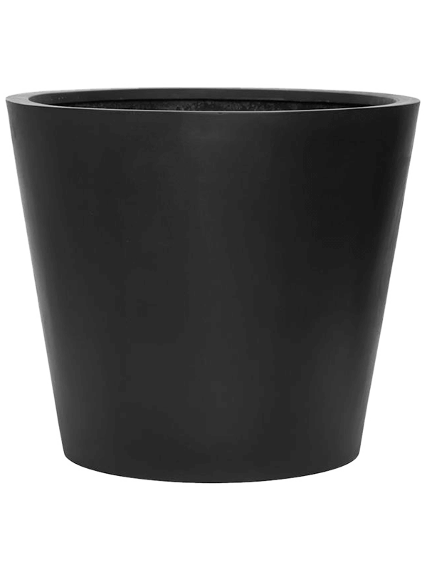 Кашпо Fiberstone Bucket L Black