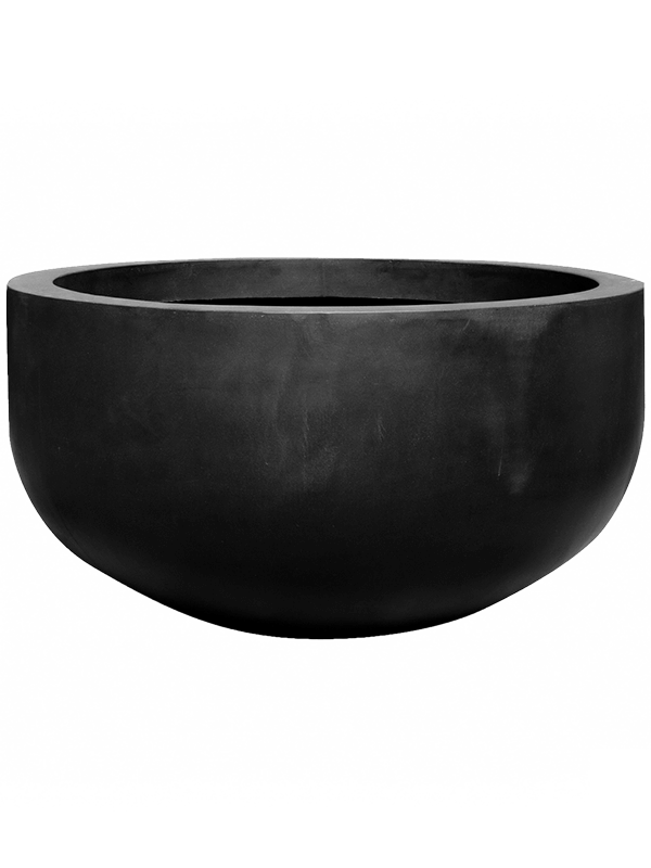 Кашпо Fiberstone City Bowl M Black