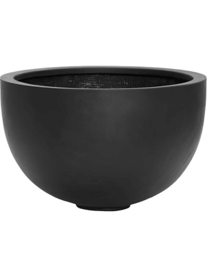 Кашпо Fiberstone Bowl M Black