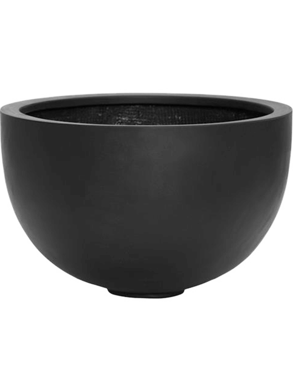 Кашпо Fiberstone Bowl M Black