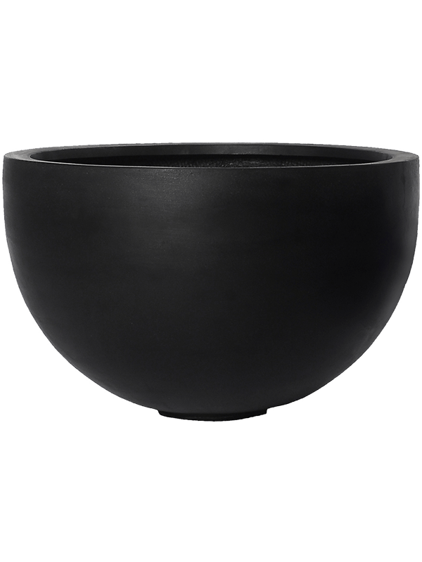 Кашпо Fiberstone Bowl L Black